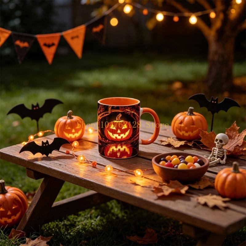Best Tea Coffee - Fall Drink Cup with Rounded Handle,