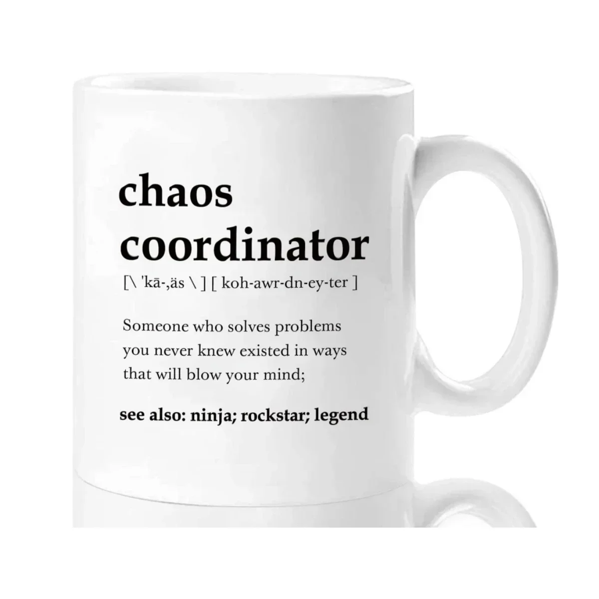 Coffee And Tea Quotes Funny - Chaos Coordinator Dictionary Definition Ceramic Coffee