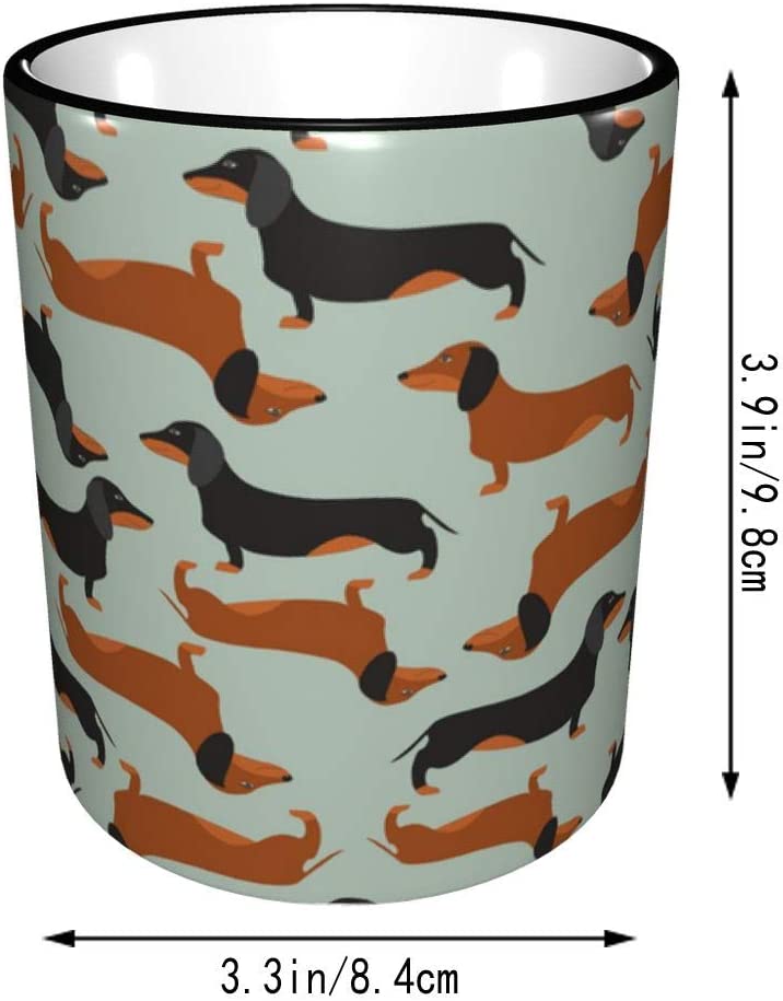 Black and Brown Dachshund Cera - Best Tea Coffee recension och pris