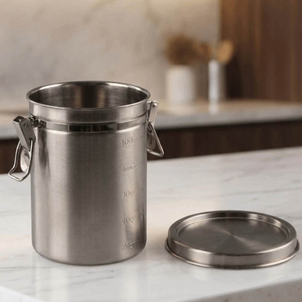 520/1000/1600/2500ml Stainless - Coffee Tea And Sugar Canisters recension och pris