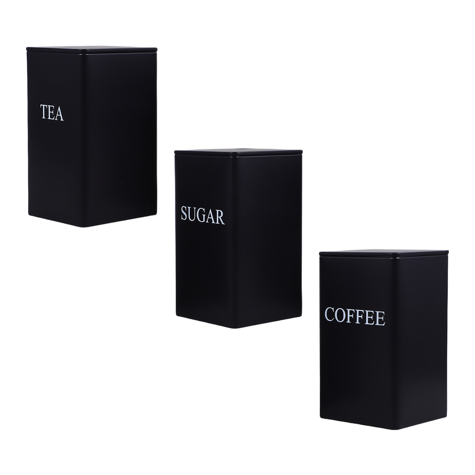 3Pcs Kitchen Storage Canisters - Coffee Tea And Sugar Canisters recension och pris