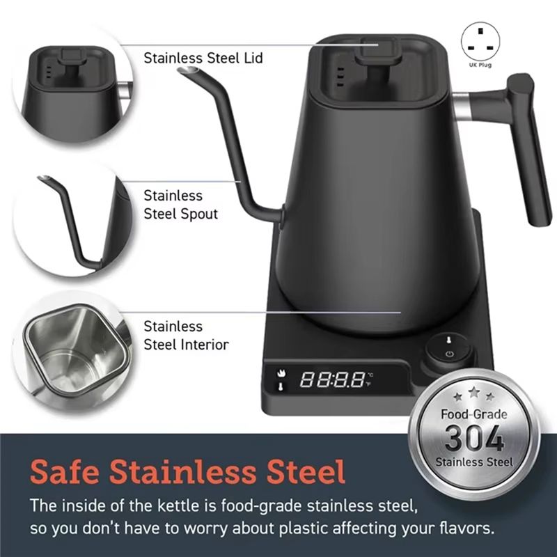 ABLK Gooseneck Electric Kettle - Coffee Tea Uk recension och pris