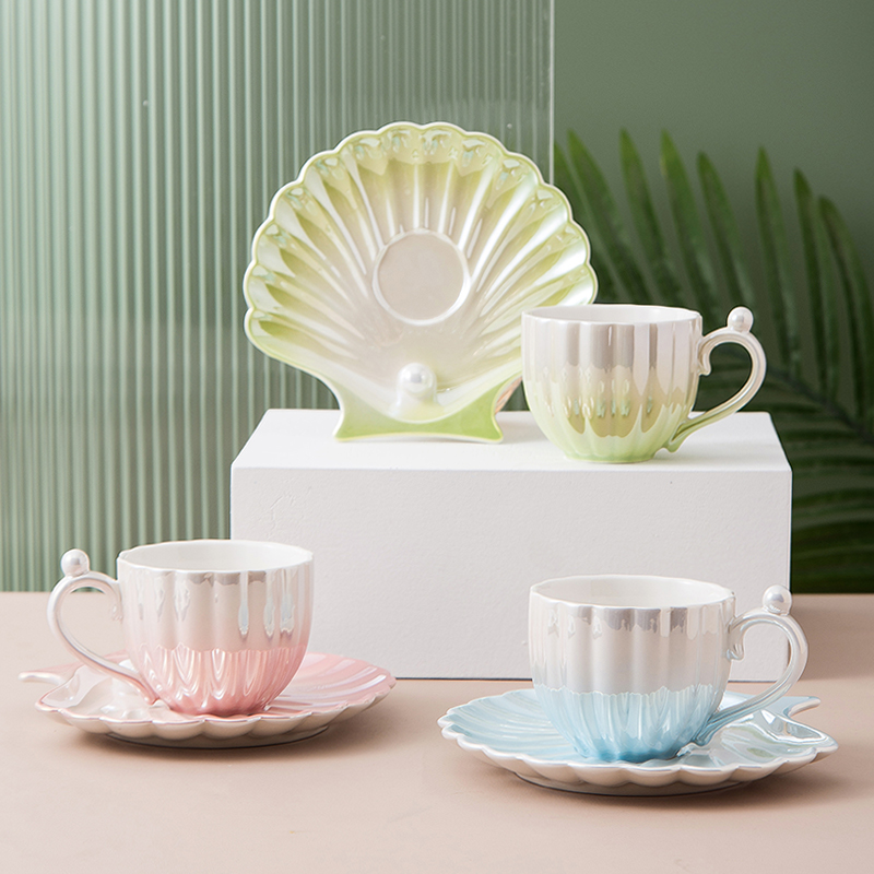 Pearl Shell Design Ceramics Mu - Best Tea Coffee recension och pris