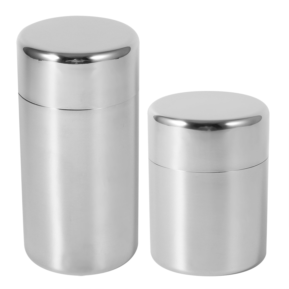 Stainless Steel Tea Leaf Tins  - Coffee Tea And Sugar Canisters recension och pris
