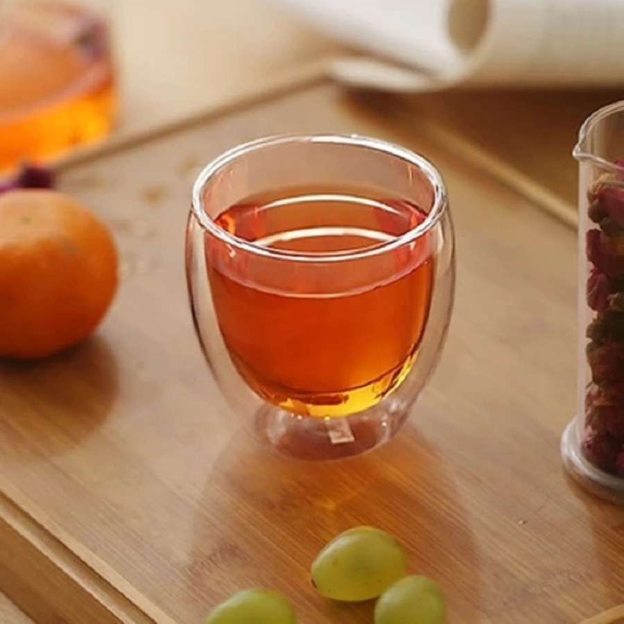 Double Walled Glass Coffee Mug - Coffee Tea Catering recension och pris