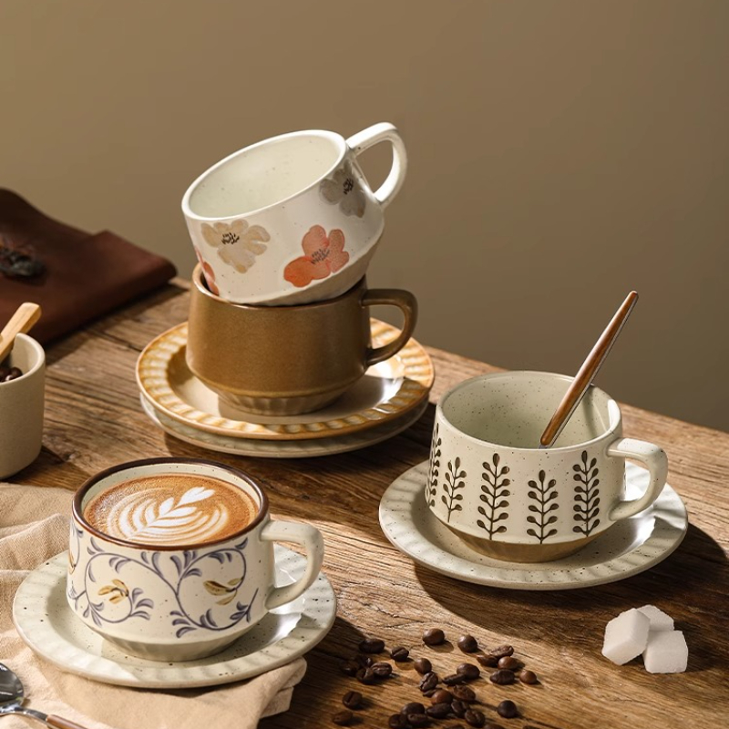 Retro Ceramic Cup Coarse Potte - Coffee Tea Catering recension och pris
