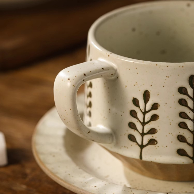 Retro Ceramic Cup Coarse Potte - Coffee Tea Catering recension och pris