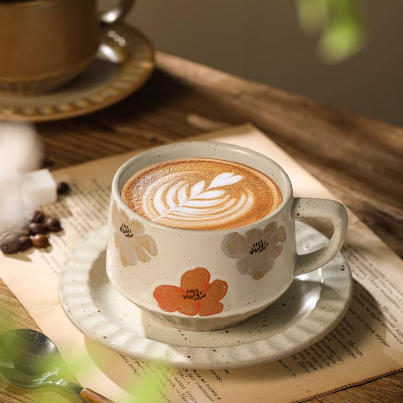 Retro Ceramic Cup Coarse Potte - Coffee Tea Catering recension och pris