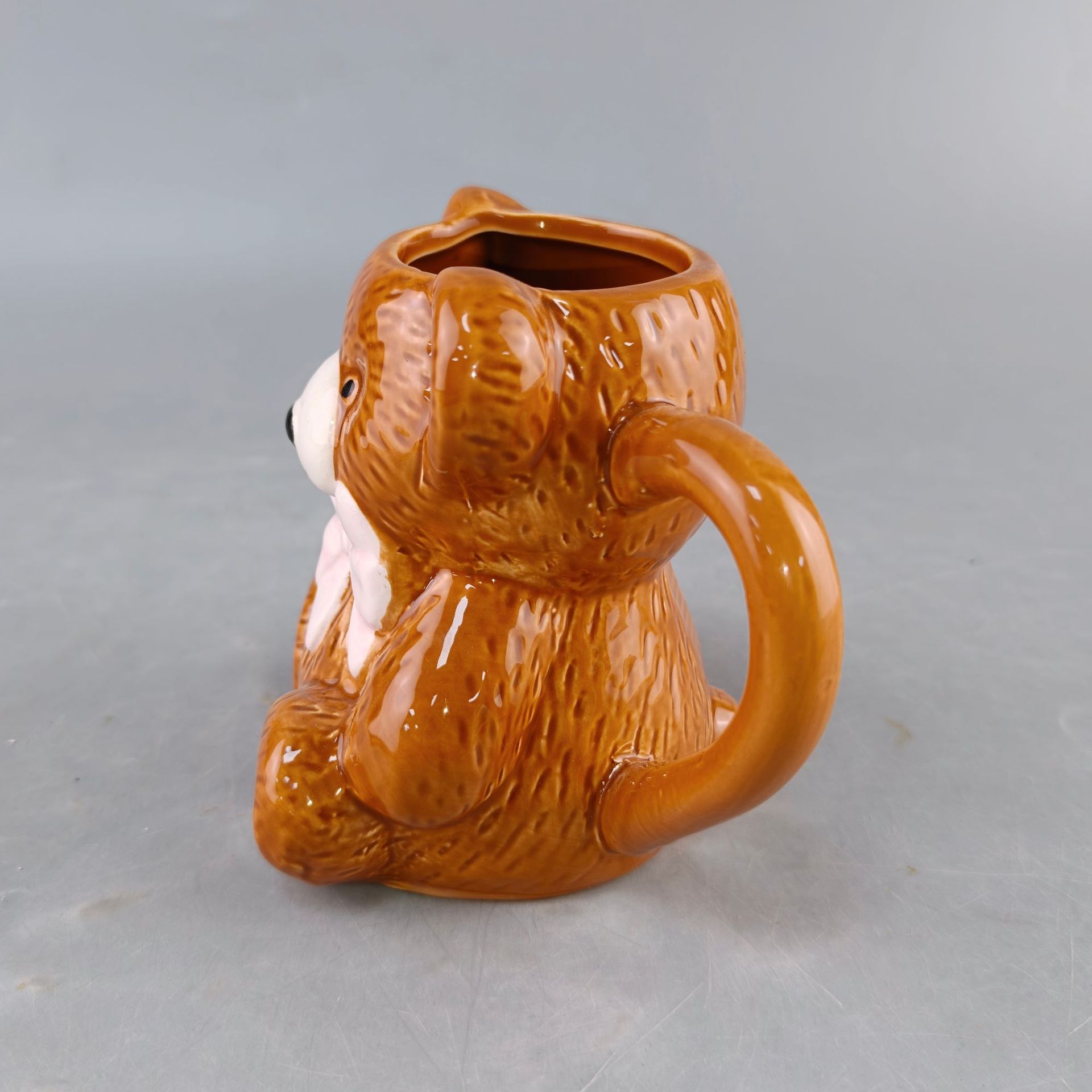 Pink Bowknot Brown Bear Cerami - Best Tea Coffee recension och pris