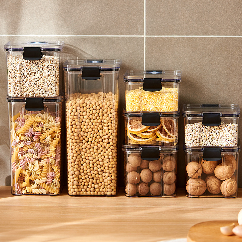 Sealed Jars Kitchen Grain Stor - Coffee Tea And Sugar Canisters recension och pris