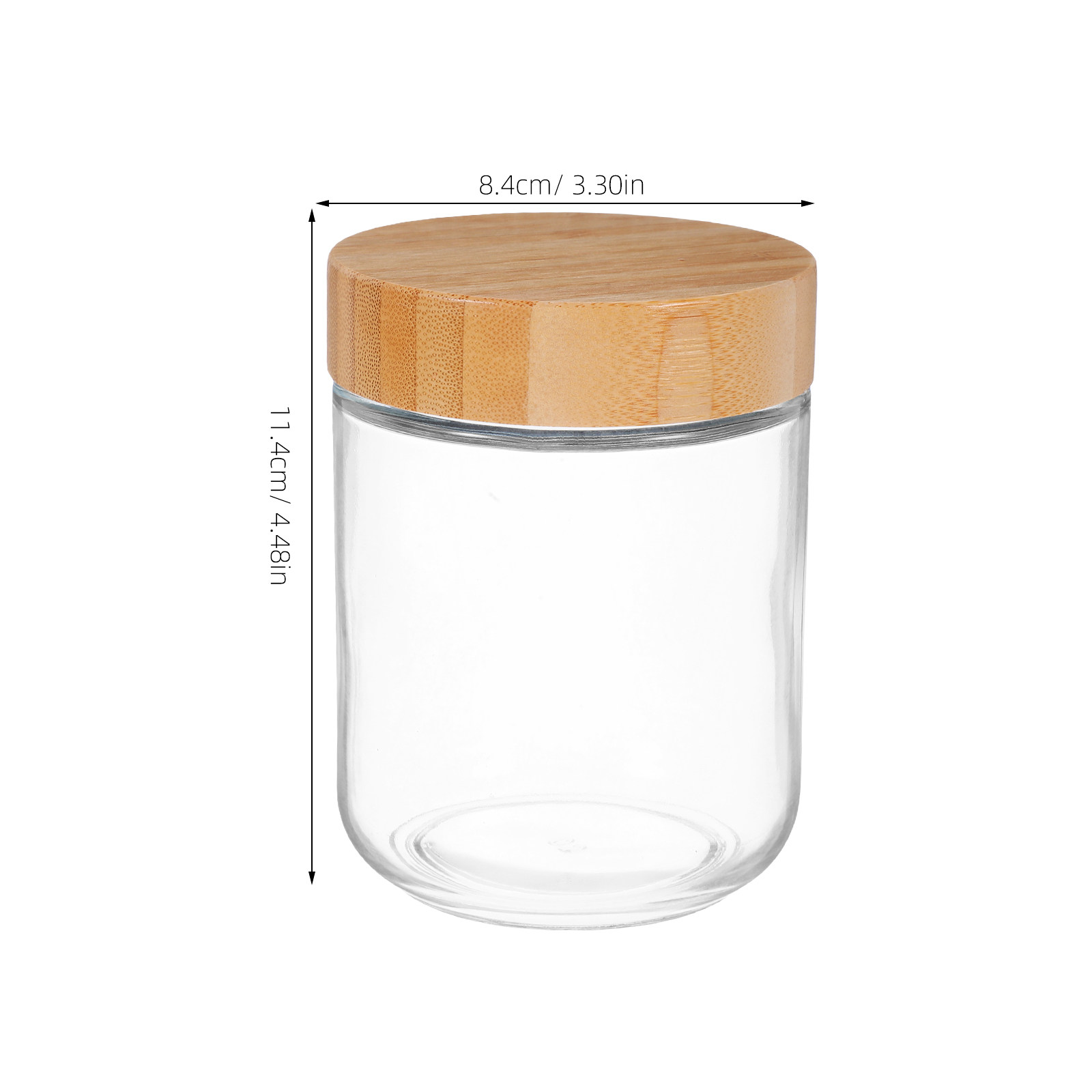 4Pcs Sturdy Glass Canisters wi - Coffee Tea And Sugar Canisters recension och pris