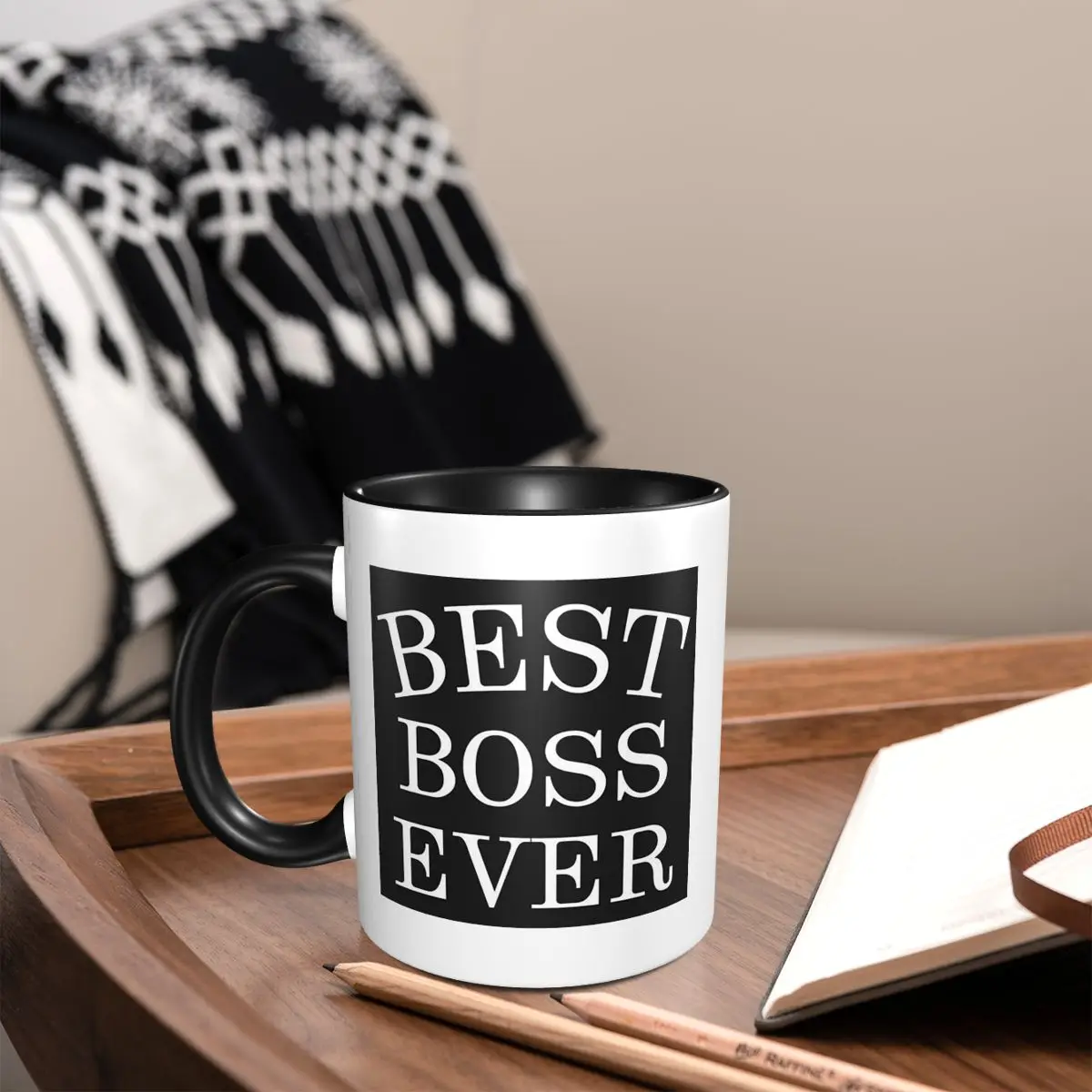 Lady Best Boss Ever Mug Funny  - Best Tea Coffee recension och pris